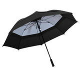Double Canopy Black Umbrella