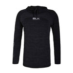 BLK Mens Black Motion Knit Pull Over Hoodie