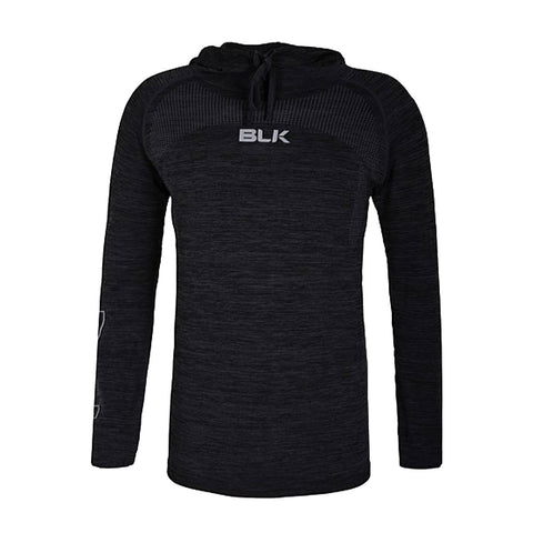 BLK Mens Black Motion Knit Pull Over Hoodie